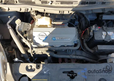 2011 Nissan Leaf Sl z USA, uszkodzony, nr VIN JN1AZ0CP2BT006292